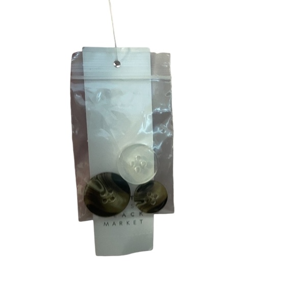 NWT White House Black Market Women's Bush Pink Double Breasted Blazer, Size 4P - Picture 9 of 14